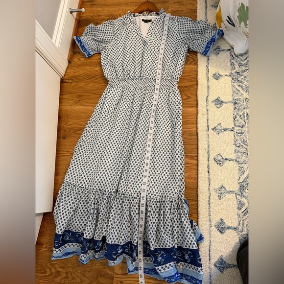 J.Crew Smocked ruffle dress in cotton voile size XS - Picture 15 of 15